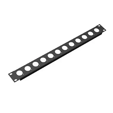 Высококачественная стойка Elcom 50 шт./лот 1U Penn для 12 x XLR или speaker On R1269/1UK/12 19"|panel|panel 5
