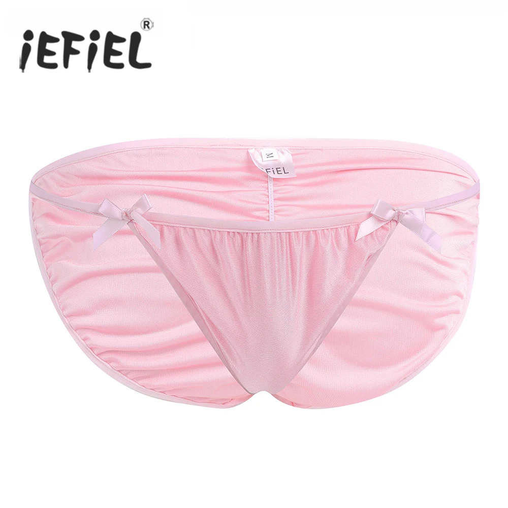 iEFiEL Hot Pink Sexy Panties for Men Lingerie Bowknots Bikini Briefs Slip Hommes Mens Underwear Underpants Jockstraps
iEFiEL Hot Pink Sexy Panties for Men Lingerie Bowknots Bikini Briefs Slip Hommes Mens Underwear Underpants Jockstraps