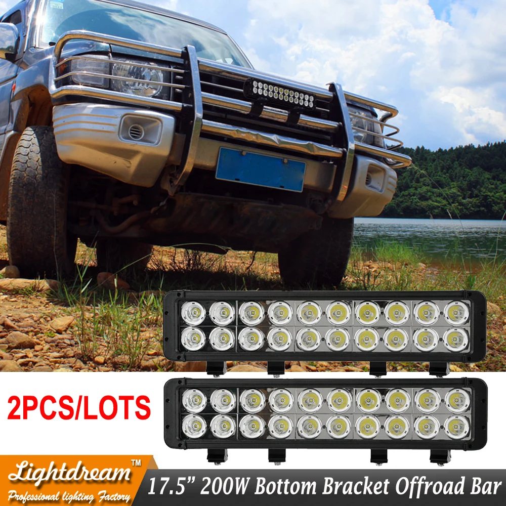 Pair 200W led light bar Used 10W USA Chips 12V Spot Flood Combo Beam Driving Headlight Bar LED BAR LIGHT For Car Truck SUV ATV
Pair 200W led light bar Used 10W USA Chips 12V Spot Flood Combo Beam Driving Headlight Bar LED BAR LIGHT For Car Truck SUV ATV