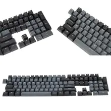 Dolch черно серые смешанные толстые ПБТ 108 колпачки для ключей OEM