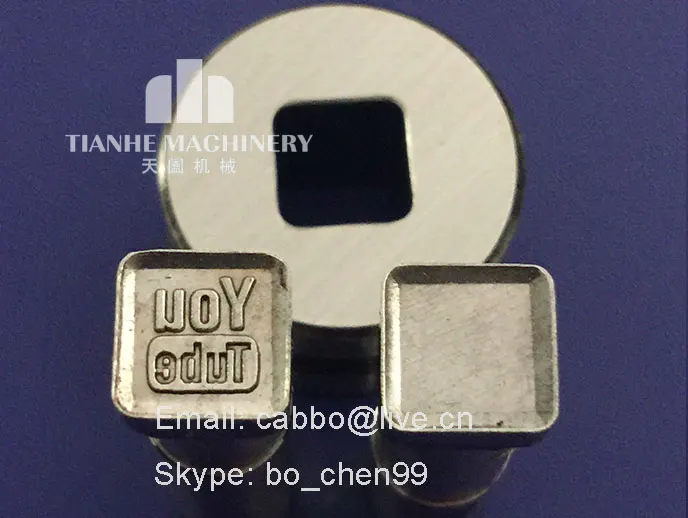 Youtube shape stamp mould / die set/punch for the single punch tablet press machine
Youtube shape stamp mould / die set/punch for the single punch tablet press machine