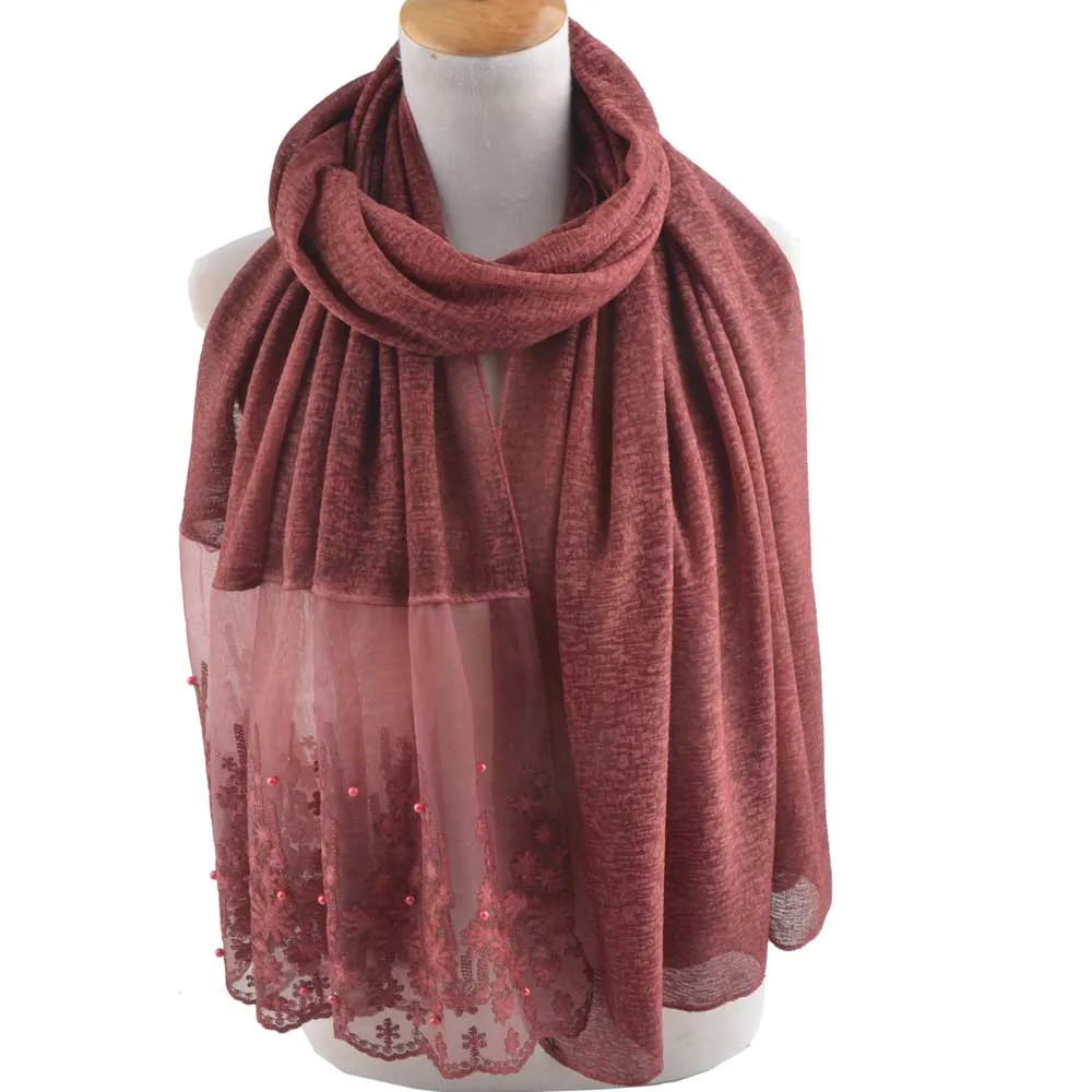 Cotton lace hijab with pearls,Cotton head scarf wrap,flower embroidery islamic scarf beads,Muslim hijab,floral lace shawl,cape
Cotton lace hijab with pearls,Cotton head scarf wrap,flower embroidery islamic scarf beads,Muslim hijab,floral lace shawl,cape