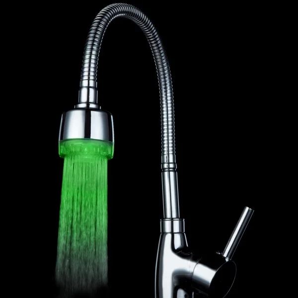 LED Kitchen Faucet Temperature Sensor Control Bathroom Accessories torneira cozinha banheiro para pia grifos cocina | Дом и сад