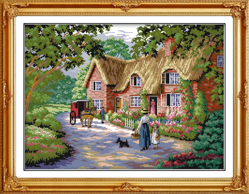 Life in countryside cross stitch kit 18ct 14ct 11ct count printed canvas stitching embroidery DIY handmade needlework
Life in countryside cross stitch kit 18ct 14ct 11ct count printed canvas stitching embroidery DIY handmade needlework