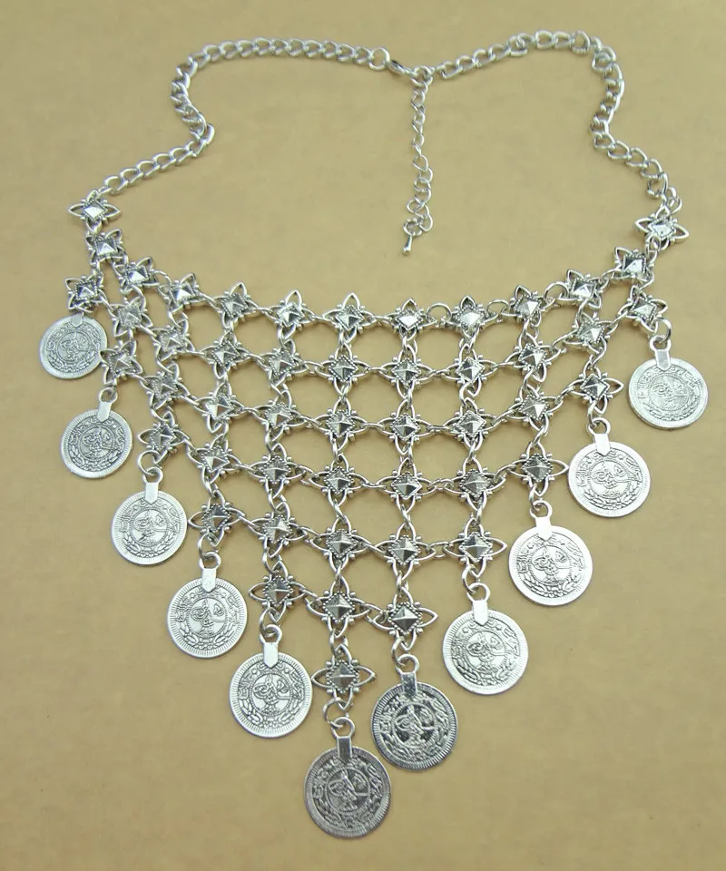 Gypsy Bohemian Chic Coin Fringe Bib Statement Necklace Earring Set Ethnic Turkish India Fringe Bib Coin Jewelry Set Lot 6 Sets
Gypsy Bohemian Chic Coin Fringe Bib Statement Necklace Earring Set Ethnic Turkish India Fringe Bib Coin Jewelry Set Lot 6 Sets