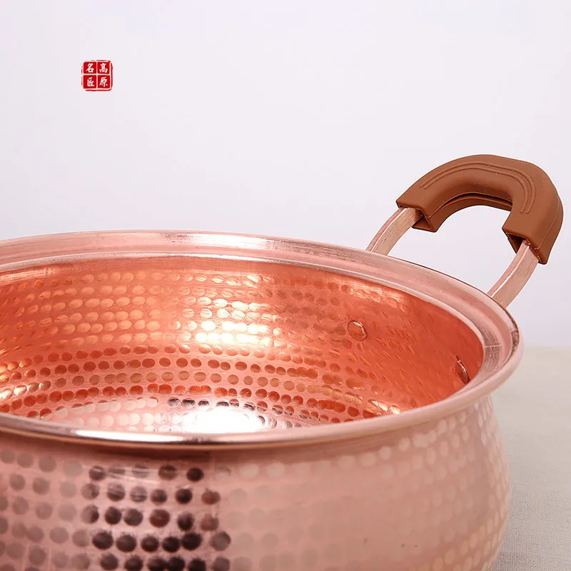 Handmade purple copper soup rice noodle milk pot stew pan thickened hot pot chafingdish stewpan chaffy dish gas stove
Handmade purple copper soup rice noodle milk pot stew pan thickened hot pot chafingdish stewpan chaffy dish gas stove