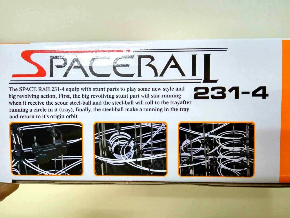Space Rail Toys Level 4 (#231-4) Spacewarp Creative Building Blocks Rolling Steel Ball Work With Gear Box
Space Rail Toys Level 4 (#231-4) Spacewarp Creative Building Blocks Rolling Steel Ball Work With Gear Box