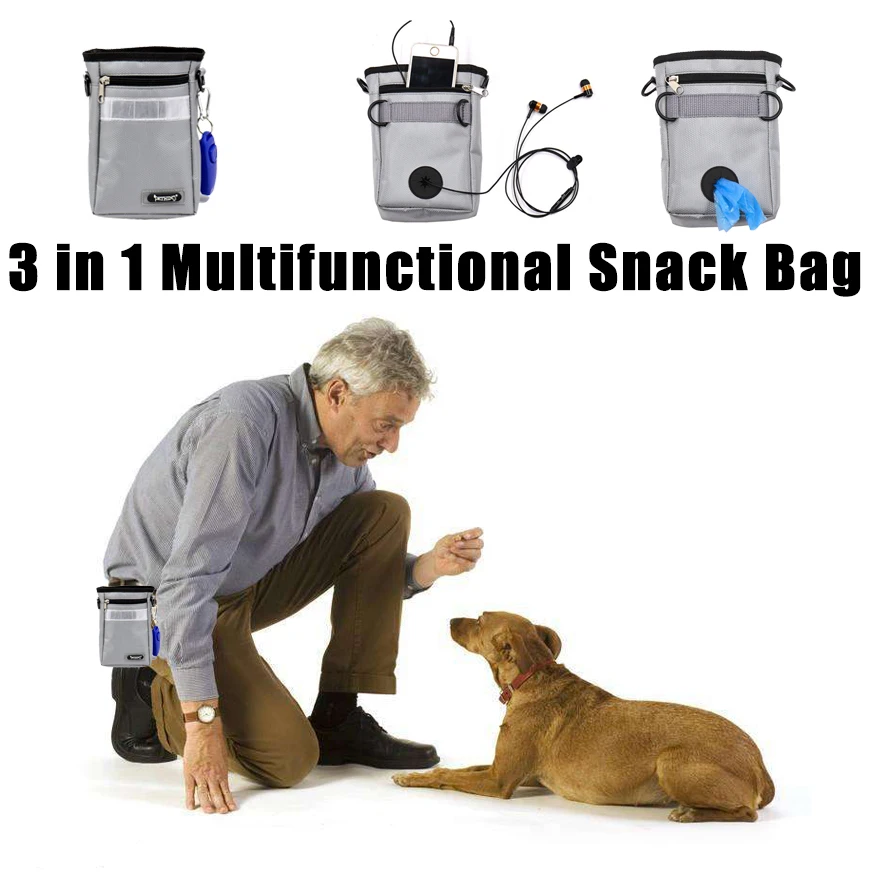 1pcs Outdoor Professional Training Pet Pockets Portable Pet Snack Bag Dogs Training Waist Bag with DogTraining Clicker 2 Colors
1pcs Outdoor Professional Training Pet Pockets Portable Pet Snack Bag Dogs Training Waist Bag with DogTraining Clicker 2 Colors