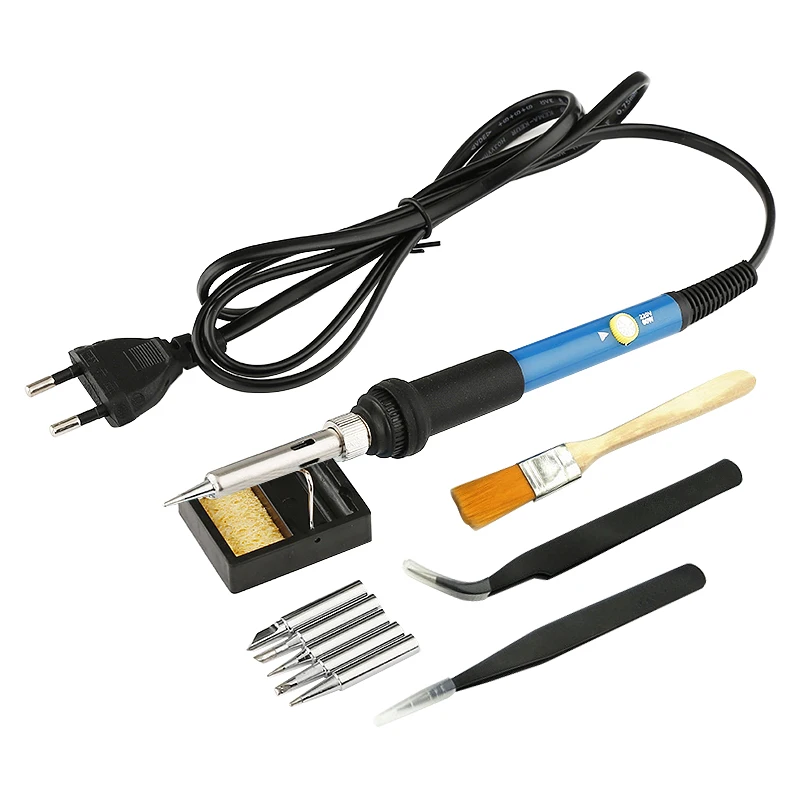 60W Electric Soldering Iron Adjustable Temperature Control Soldering Iron Set High Power Rework Welding Repair Tool Solder Irons
60W Electric Soldering Iron Adjustable Temperature Control Soldering Iron Set High Power Rework Welding Repair Tool Solder Irons