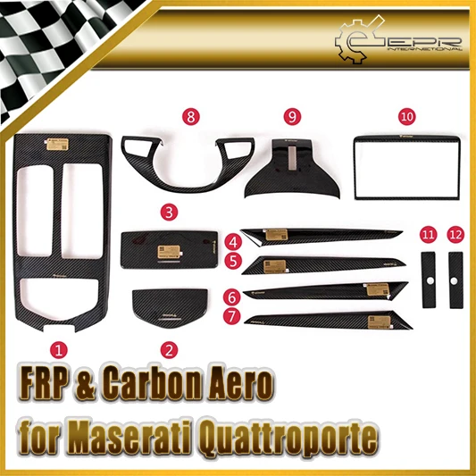 Car-styling Carbon Fiber Interior Sets Type A 12pcs Fit For Maserati Quattroporte 12-15 LHD
Car-styling Carbon Fiber Interior Sets Type A 12pcs Fit For Maserati Quattroporte 12-15 LHD