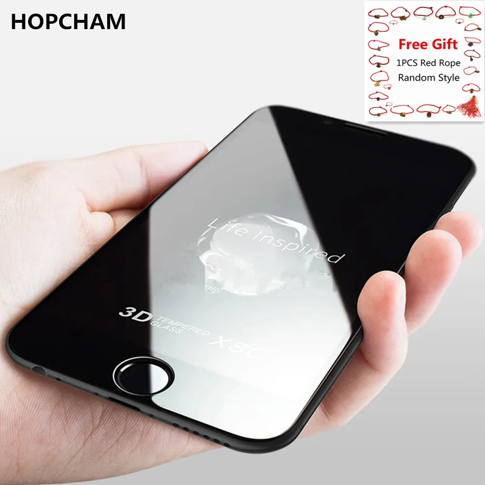 HOPCHAM 9H Защита экрана для iPhone 6S 6 7 полное покрытие пленка 6Plus 6splus 7plus закаленное
