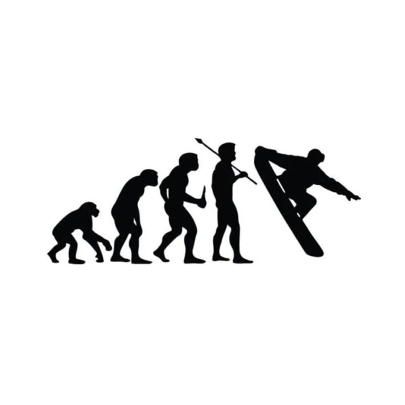Snowboarding Evolution Decal Sticker Car Truck Window Creativity Car Accessories Motorcycle Car Styling Car Sticker
Snowboarding Evolution Decal Sticker Car Truck Window Creativity Car Accessories Motorcycle Car Styling Car Sticker