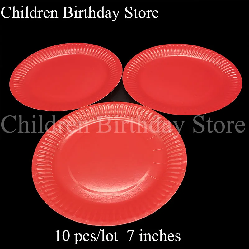 10pcs/lot red theme disposable plates solid color birthday party decorations red paper plates pure color dishes
10pcs/lot red theme disposable plates solid color birthday party decorations red paper plates pure color dishes