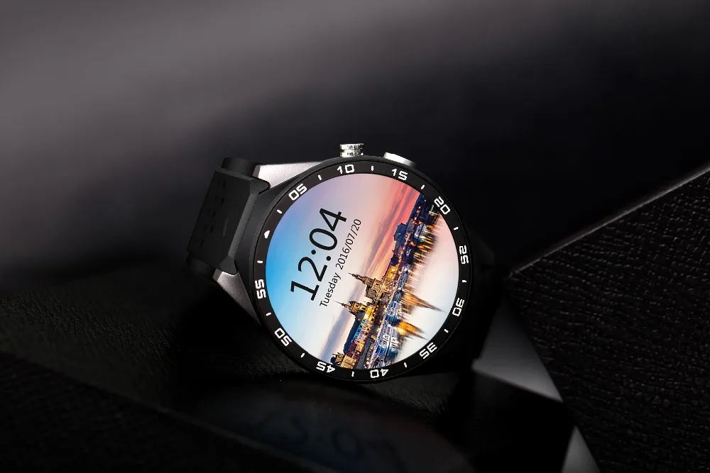 Новый kw88 Android 5.1 Смарт часы-512 МБ + 4 ГБ Bluetooth 4.0 WI-FI 3G SmartWatch телефон наручные часы