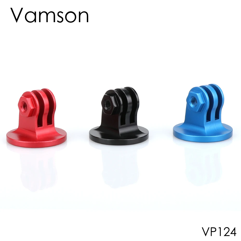 Vamson Accessories for Gopro Hero 8 7 6 5 4 3 Mount CNC Aluminum Alloy Tripod Adapter for Yi 4K for Sjcam Sport Camera VP124
Vamson Accessories for Gopro Hero 8 7 6 5 4 3 Mount CNC Aluminum Alloy Tripod Adapter for Yi 4K for Sjcam Sport Camera VP124