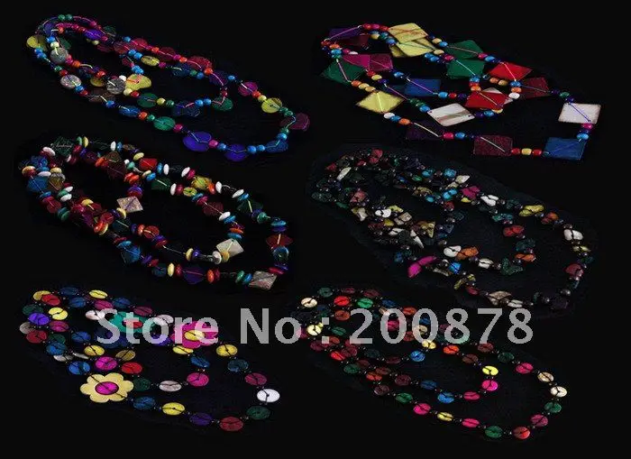 Wholesale 10PCS Colorful Coconut Shell Beaded Super Long Necklace 59 inch Multi Layers TNL390
Wholesale 10PCS Colorful Coconut Shell Beaded Super Long Necklace 59 inch Multi Layers TNL390