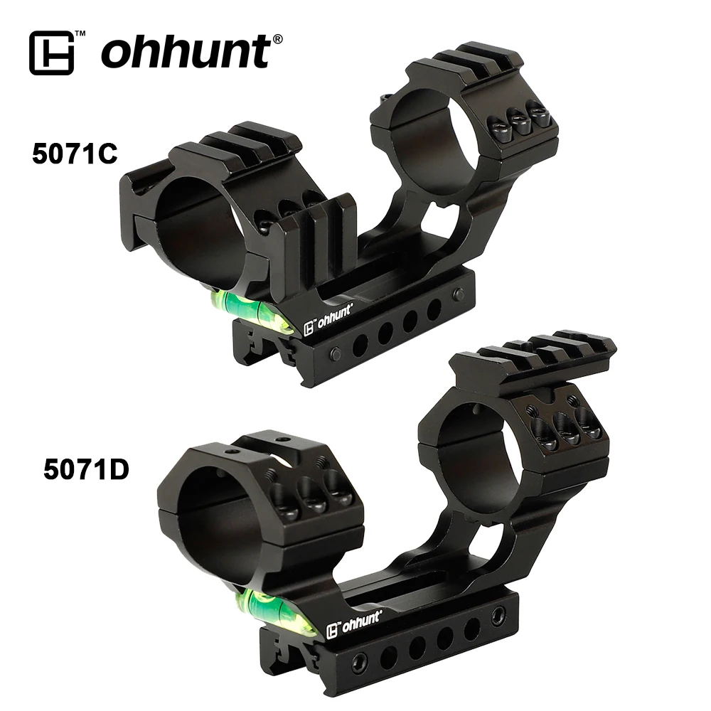 ohhunt Tactical Optical Mount 30mm/25.4mm Scope Rings Dovetail to Picatinny Rail with Bubble Level for Hunting Riflescope Sight
ohhunt Tactical Optical Mount 30mm/25.4mm Scope Rings Dovetail to Picatinny Rail with Bubble Level for Hunting Riflescope Sight