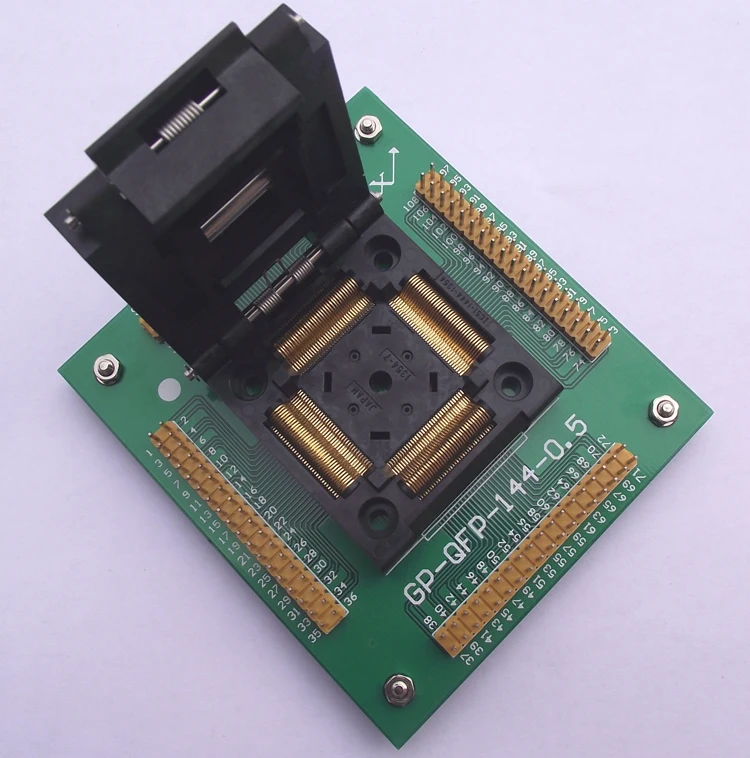 QFP144 test stand burner LQFP144 Xuan microelectronics TQFP144 0.5MM adapter seat