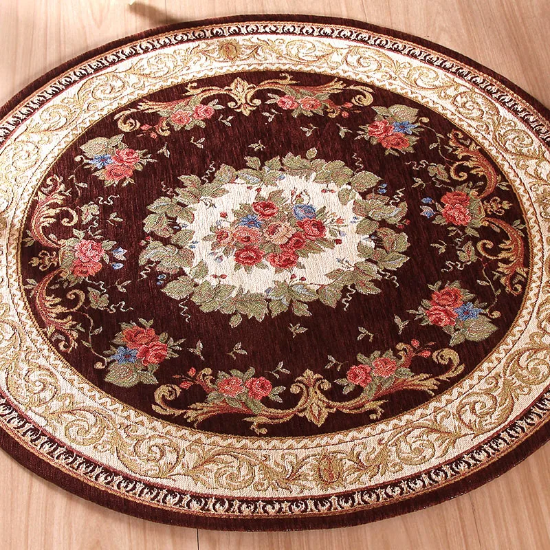 Round Jacquard Carpet Water Absorption Floor Rug Solid Comfortable Mat For Bedroom Parlor Living Room
Round Jacquard Carpet Water Absorption Floor Rug Solid Comfortable Mat For Bedroom Parlor Living Room
