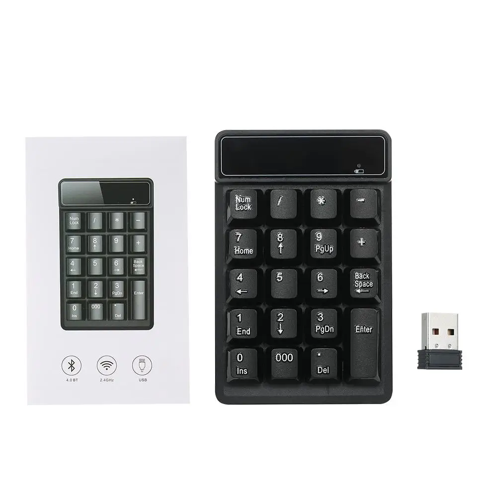 EastVita 2.4G Wireless Low Noise Mini Numeric Keypad 19 Keys Waterproof Keyboard for iMac Android r20
EastVita 2.4G Wireless Low Noise Mini Numeric Keypad 19 Keys Waterproof Keyboard for iMac Android r20