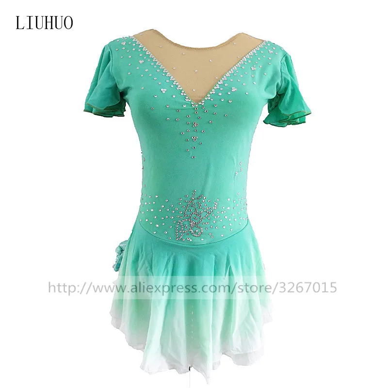 LIUHUO Women Girl Ice Figure Skating Dress Competition Performance Costume Dance Leotard Skirt Roller Adult Teens Gradient Green
LIUHUO Women Girl Ice Figure Skating Dress Competition Performance Costume Dance Leotard Skirt Roller Adult Teens Gradient Green