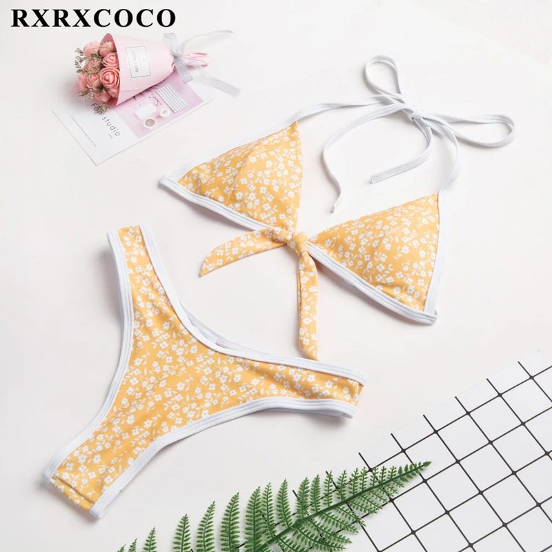 RXRXCOCO Brazilian Bikini Swimwear Women Swimsuit Micro Bikini Set Push Up Floral Printed Bathing Suit Women Biquinis 2019
RXRXCOCO Brazilian Bikini Swimwear Women Swimsuit Micro Bikini Set Push Up Floral Printed Bathing Suit Women Biquinis 2019
