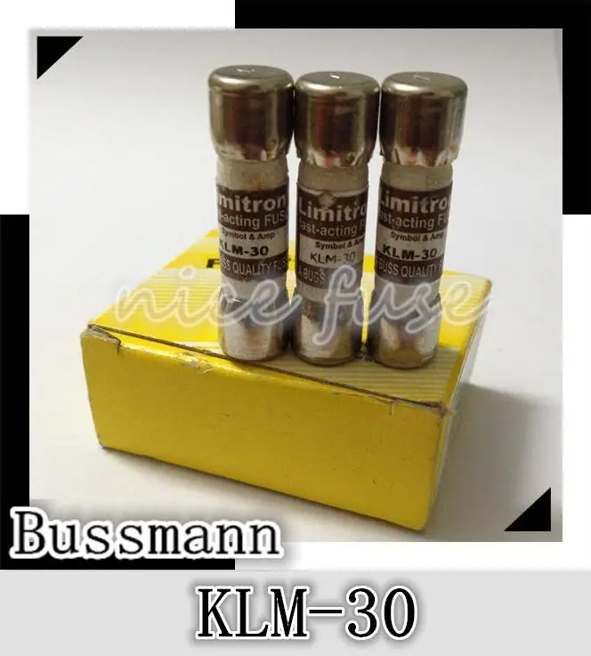 BUSSMANN imported original American Fast-Acting Ceramic Fuse Fuse KLM-30 600V 30A
BUSSMANN imported original American Fast-Acting Ceramic Fuse Fuse KLM-30 600V 30A