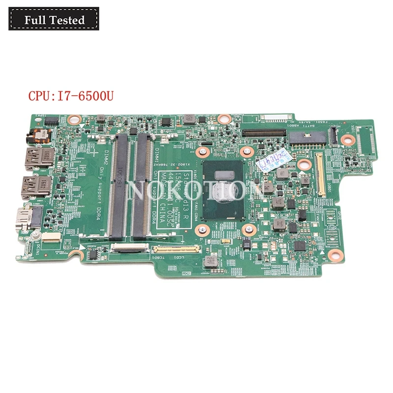 Материнская плата 7R01D8, материнская плата для dell Inspiron 15 5568 15296-SC 448.07R11.00SC, материнская плата для ноутбука SR2EZ DDR4
Материнская плата 7R01D8, материнская плата для dell Inspiron 15 5568 15296-SC 448.07R11.00SC, материнская плата для ноутбука SR2EZ DDR4