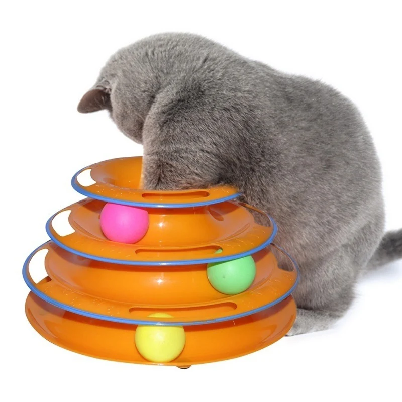 Pet Cat Toy Round Disk 3 Layers Ball Turntable Funny Playing Activity Amusement TB Sale
Pet Cat Toy Round Disk 3 Layers Ball Turntable Funny Playing Activity Amusement TB Sale