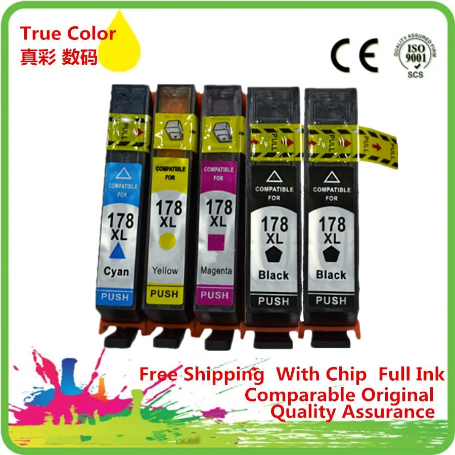 Replacement 178 XL 178XL Ink Cartridges Replace For HP178XL HP178 Photosmart 7515 B109a B110a ProB8553
Replacement 178 XL 178XL Ink Cartridges Replace For HP178XL HP178 Photosmart 7515 B109a B110a ProB8553