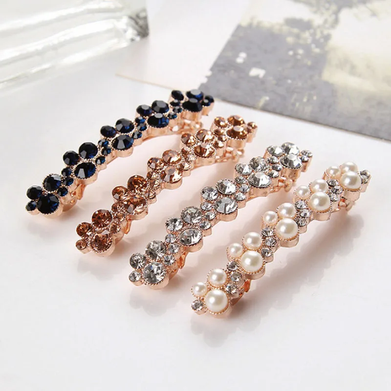 1 pc Women Girl Crystal Hair Clip Hairpin Barrette Pearl Hair Accessories Hair Clip Beauty Styling Tools
1 pc Women Girl Crystal Hair Clip Hairpin Barrette Pearl Hair Accessories Hair Clip Beauty Styling Tools