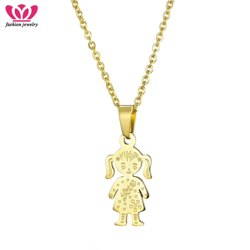 Gold Stainless Steel Necklaces Pendants For Women Family Boys Girls Link Necklaces High Quality Statement Jewelry Christmas Gift
Gold Stainless Steel Necklaces Pendants For Women Family Boys Girls Link Necklaces High Quality Statement Jewelry Christmas Gift