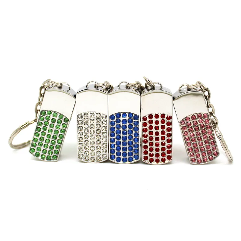 Hot sale Metal Crystal Pendrive Full Diamond Rotary Key Chain USB 2.0 Flash Drive 4GB 8GB 16GB 32GB Flash Disk Memory Stick
Hot sale Metal Crystal Pendrive Full Diamond Rotary Key Chain USB 2.0 Flash Drive 4GB 8GB 16GB 32GB Flash Disk Memory Stick