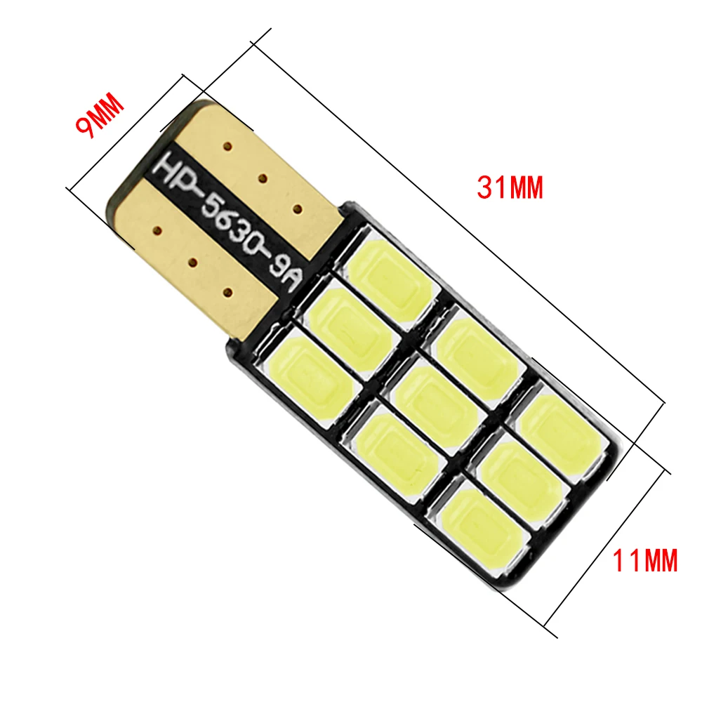YSY T10 168 194 W5W светодиодный лампы Canbus автомобильная лампа без ошибок 5630 9SMD