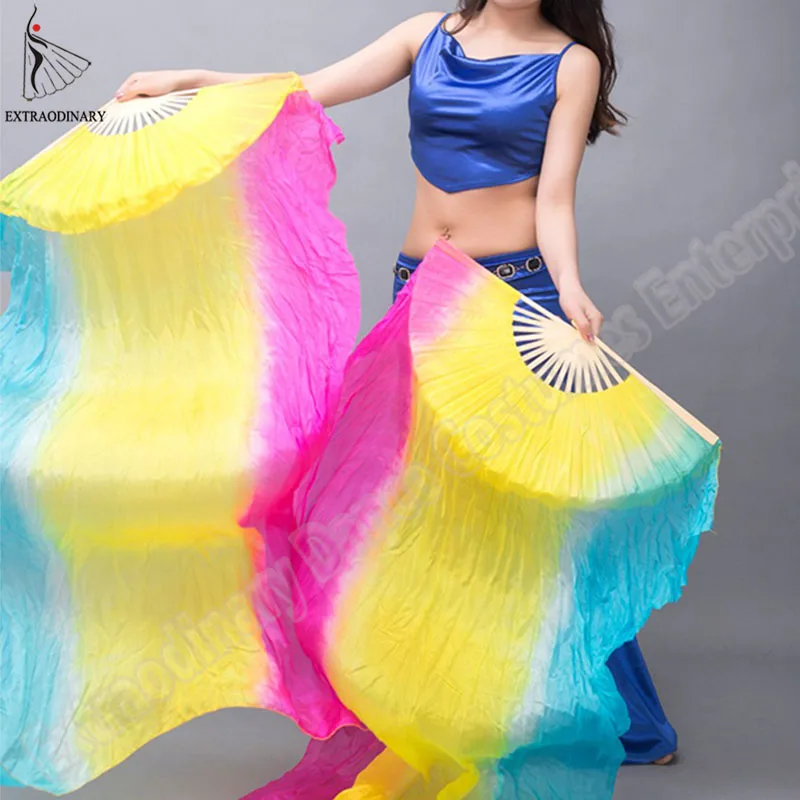 New 100% Silk Veils Hand Made belly dance Fan Children Adults Colorful Silk Bamboo Flame Veil Fans for dancing 1 Pair 2pcs
New 100% Silk Veils Hand Made belly dance Fan Children Adults Colorful Silk Bamboo Flame Veil Fans for dancing 1 Pair 2pcs