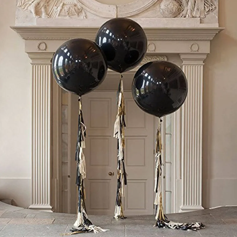 2Pc 36"Latex Wedding Balloon Colorful Tassel Garland Pink White Blue Black Big Balloon Baby Bride Shower New Year Decor Balloon
2Pc 36"Latex Wedding Balloon Colorful Tassel Garland Pink White Blue Black Big Balloon Baby Bride Shower New Year Decor Balloon