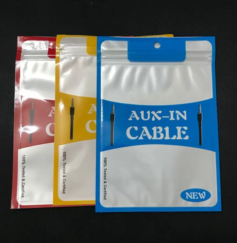 Good Quality USB Cable Zipper Zip Lock Plastic Retail Package Bag For Aux Audio USB data Cable Smartphone MP3 Aux USB Zipper Bag
Good Quality USB Cable Zipper Zip Lock Plastic Retail Package Bag For Aux Audio USB data Cable Smartphone MP3 Aux USB Zipper Bag