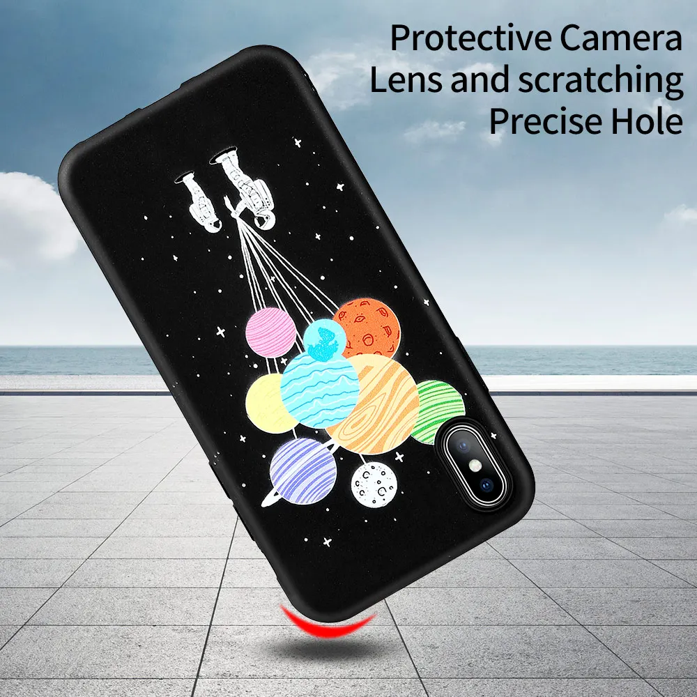 For Xiaomi 9 Pro TPU Case KISSCASE пространство чехол для телефона Redmi Y1 Примечание 5A Note6 6 6A