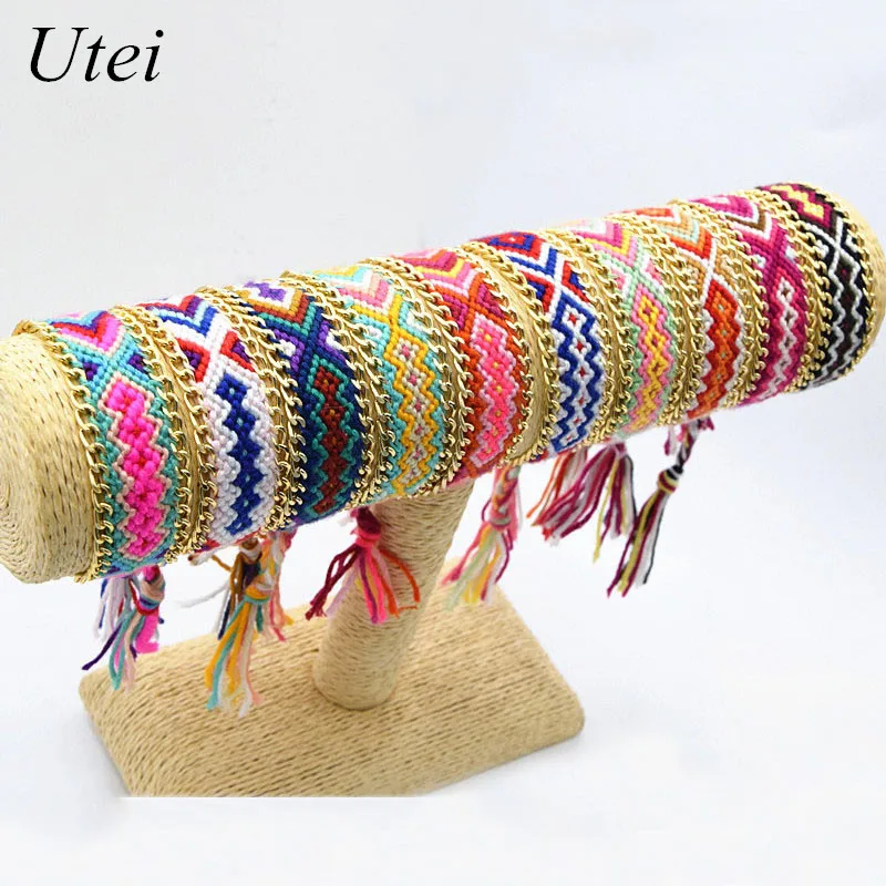 Utei Bracelet 10 Styles Mixed Amazing Handmade Woven Rope String Hippy Boho Embroidery Cotton Friendship Bracelets
Utei Bracelet 10 Styles Mixed Amazing Handmade Woven Rope String Hippy Boho Embroidery Cotton Friendship Bracelets