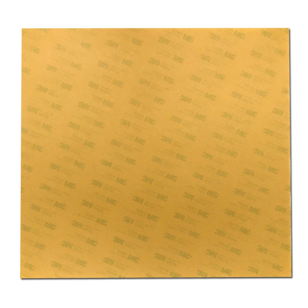 ENERGETIC 0.2mm PEI Sheet 235x235mm with 3M 468MP Adhesive Tape Pre-Applied, Ultem 1000 Sheet for Ender-3, TEVO 3D Printer
ENERGETIC 0.2mm PEI Sheet 235x235mm with 3M 468MP Adhesive Tape Pre-Applied, Ultem 1000 Sheet for Ender-3, TEVO 3D Printer