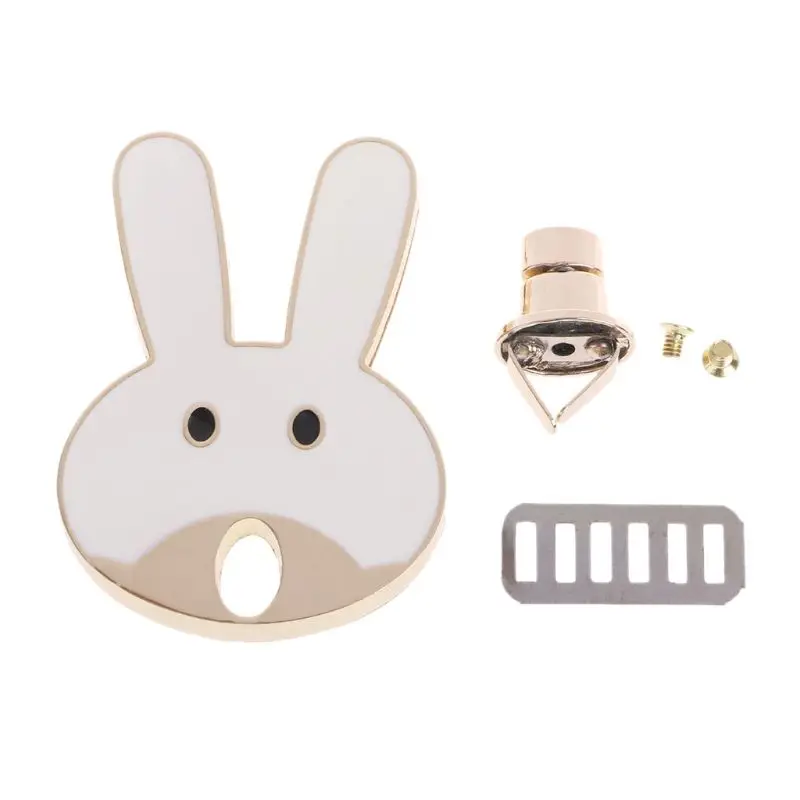 THINKTHENDO Rabbit Shape Clasp Turn Lock Twist Locks Metal Hardware For DIY Handbag Bag Purse Cute Bag Accessories
THINKTHENDO Rabbit Shape Clasp Turn Lock Twist Locks Metal Hardware For DIY Handbag Bag Purse Cute Bag Accessories