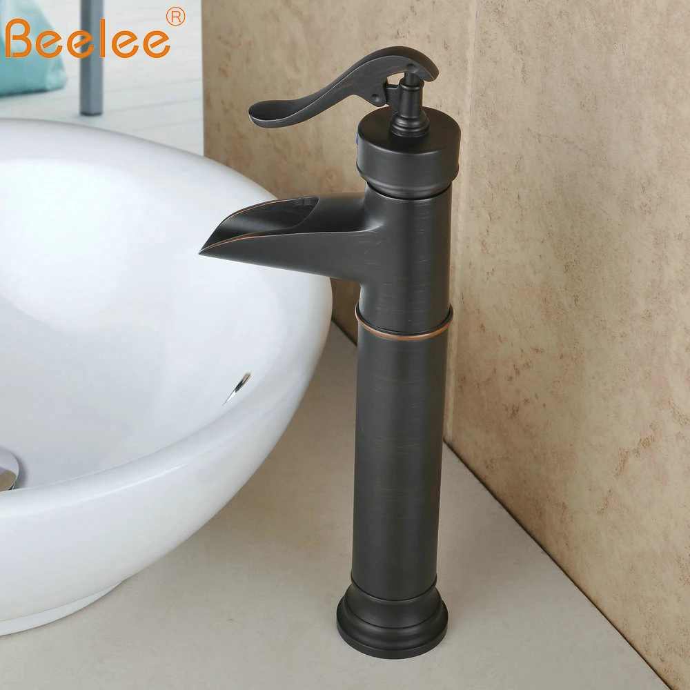 Beelee Waterfall Bathroom Faucet Basin Mixer Taps Brass Sink Vessel Faucets Oil Rubbed Bronze Finished BL0599BH
Beelee Waterfall Bathroom Faucet Basin Mixer Taps Brass Sink Vessel Faucets Oil Rubbed Bronze Finished BL0599BH