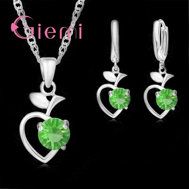 Classic Women Jewelry 925 Sterling Silver Heart Pendant With Clear Crystal CZ Jewelry Sets Wholesale for Wedding Party
Classic Women Jewelry 925 Sterling Silver Heart Pendant With Clear Crystal CZ Jewelry Sets Wholesale for Wedding Party