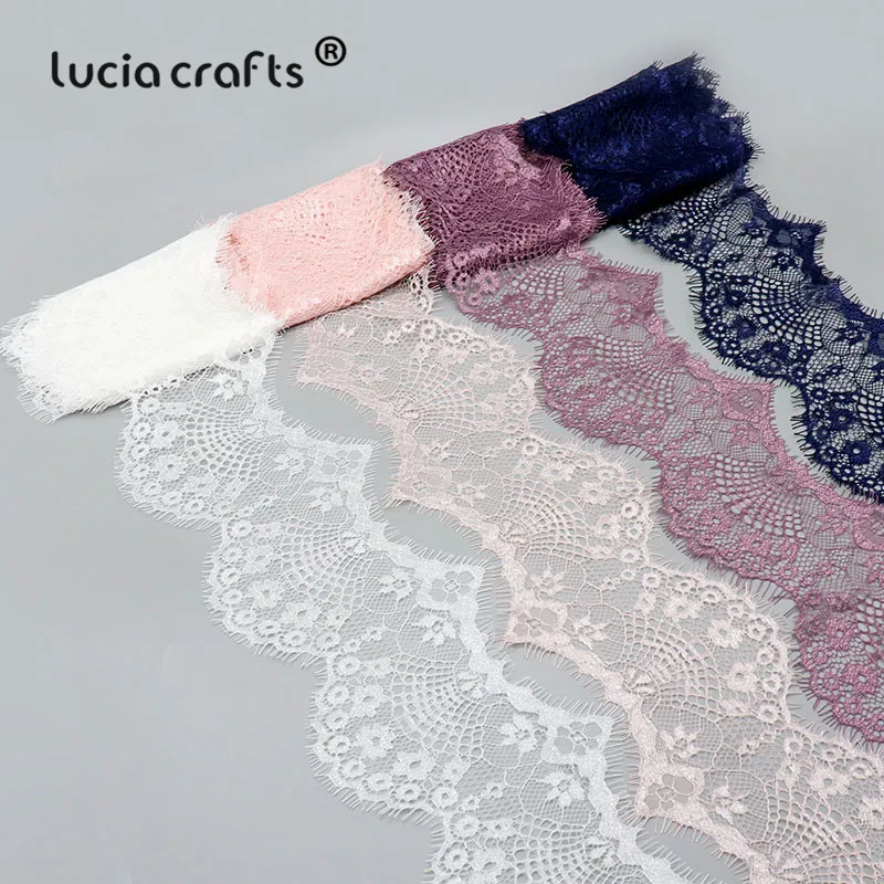Lucia crafts 3yard 9.5cm 9 colors Flower Embroidered Lace Fabric Trim Ribbons DIY Sewing Handmade Materials R0503
Lucia crafts 3yard 9.5cm 9 colors Flower Embroidered Lace Fabric Trim Ribbons DIY Sewing Handmade Materials R0503