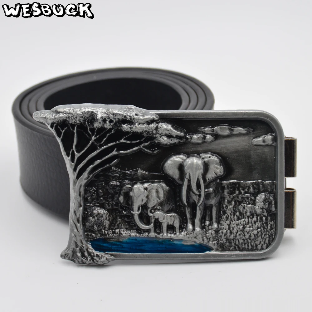 WesBuck Brand new arrival men high quality fiber leather automatic buckle elephant Chinese stylish fashion buckle with pu belt
WesBuck Brand new arrival men high quality fiber leather automatic buckle elephant Chinese stylish fashion buckle with pu belt