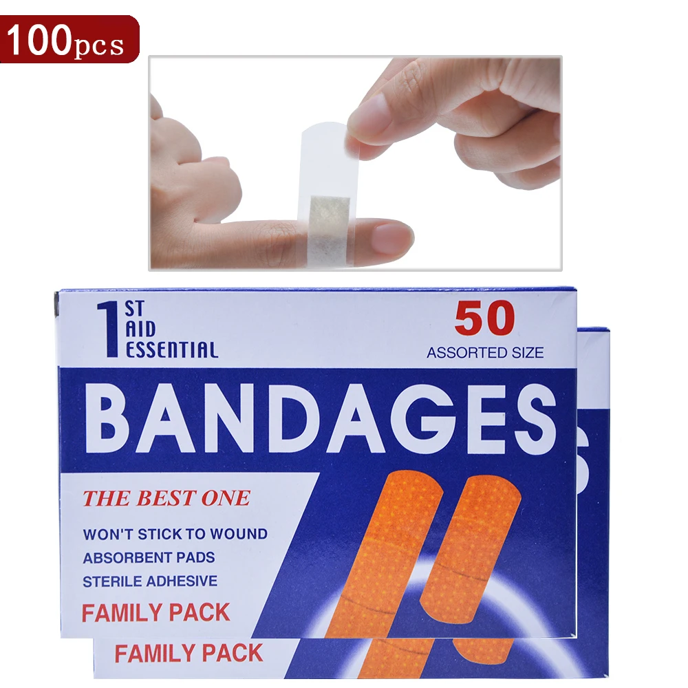 100pcs/2bags Medical Plaster Neweast bandages Waterproof Breathable Band Aid Hemostasis Adhesive Bandages Curative Plaster
100pcs/2bags Medical Plaster Neweast bandages Waterproof Breathable Band Aid Hemostasis Adhesive Bandages Curative Plaster