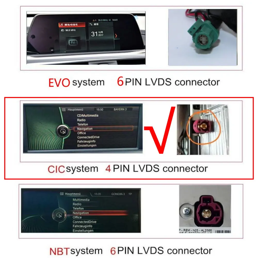 Reversing Rear View Camera For BMW X3 F25 2010~2012 CIC System Original Screen Upgrade Decoder Interface Track Box
Reversing Rear View Camera For BMW X3 F25 2010~2012 CIC System Original Screen Upgrade Decoder Interface Track Box
