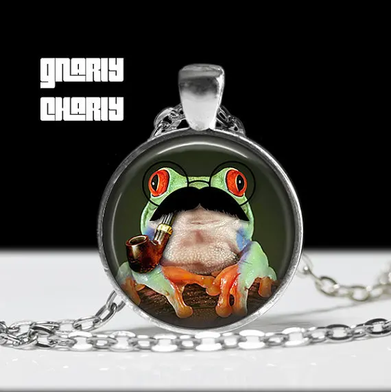 Steampunk handmade frog Necklace 1pcs/lot bronze or steel Glass Pendant jewelry long chain crystal antique trendy for sale mens
Steampunk handmade frog Necklace 1pcs/lot bronze or steel Glass Pendant jewelry long chain crystal antique trendy for sale mens
