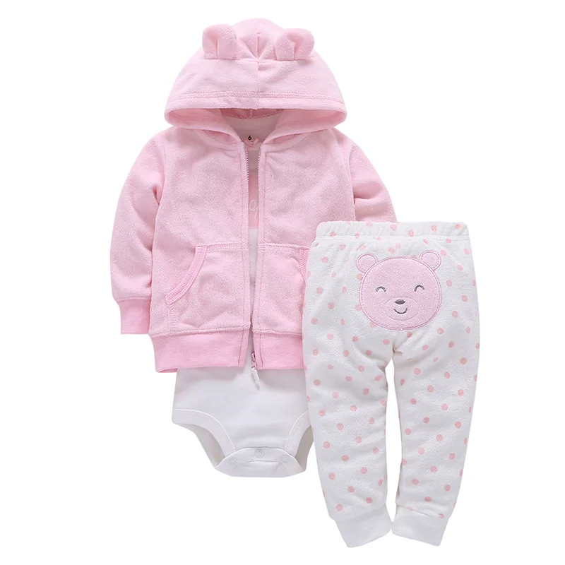 Top Baby Clothes Set 3pcs Girl Clothing 100% Cotton Baby Girls Boy Sets For Newborns Children Set Babies Hooded Long Sleeve
Top Baby Clothes Set 3pcs Girl Clothing 100% Cotton Baby Girls Boy Sets For Newborns Children Set Babies Hooded Long Sleeve