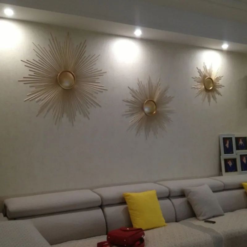 Creative Wrought Iron Wall Hanging Gold Mural Decoration Home Livingroom European Porch Wall Sun Flower Crafts Accessories R1325
Creative Wrought Iron Wall Hanging Gold Mural Decoration Home Livingroom European Porch Wall Sun Flower Crafts Accessories R1325